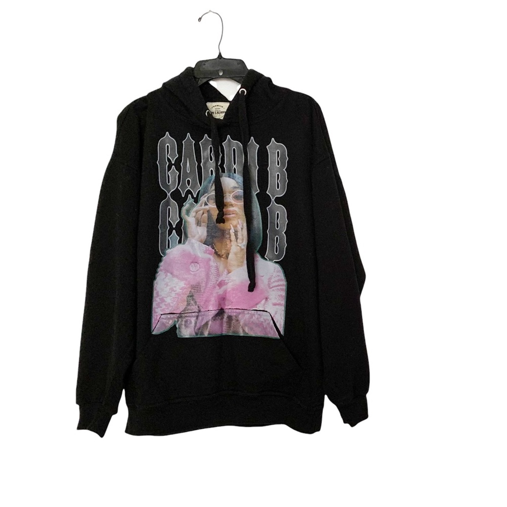 Jon Lauren Cardi B Hoodie Sweatshirt Size Large